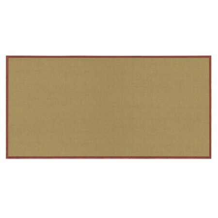 United Visual Products Decor Wood Combo Board, 24"x18", Cherry/Black Porcelain & Keylime UV701DEFAB-CHERRY-BLKPORC-KEYLIME